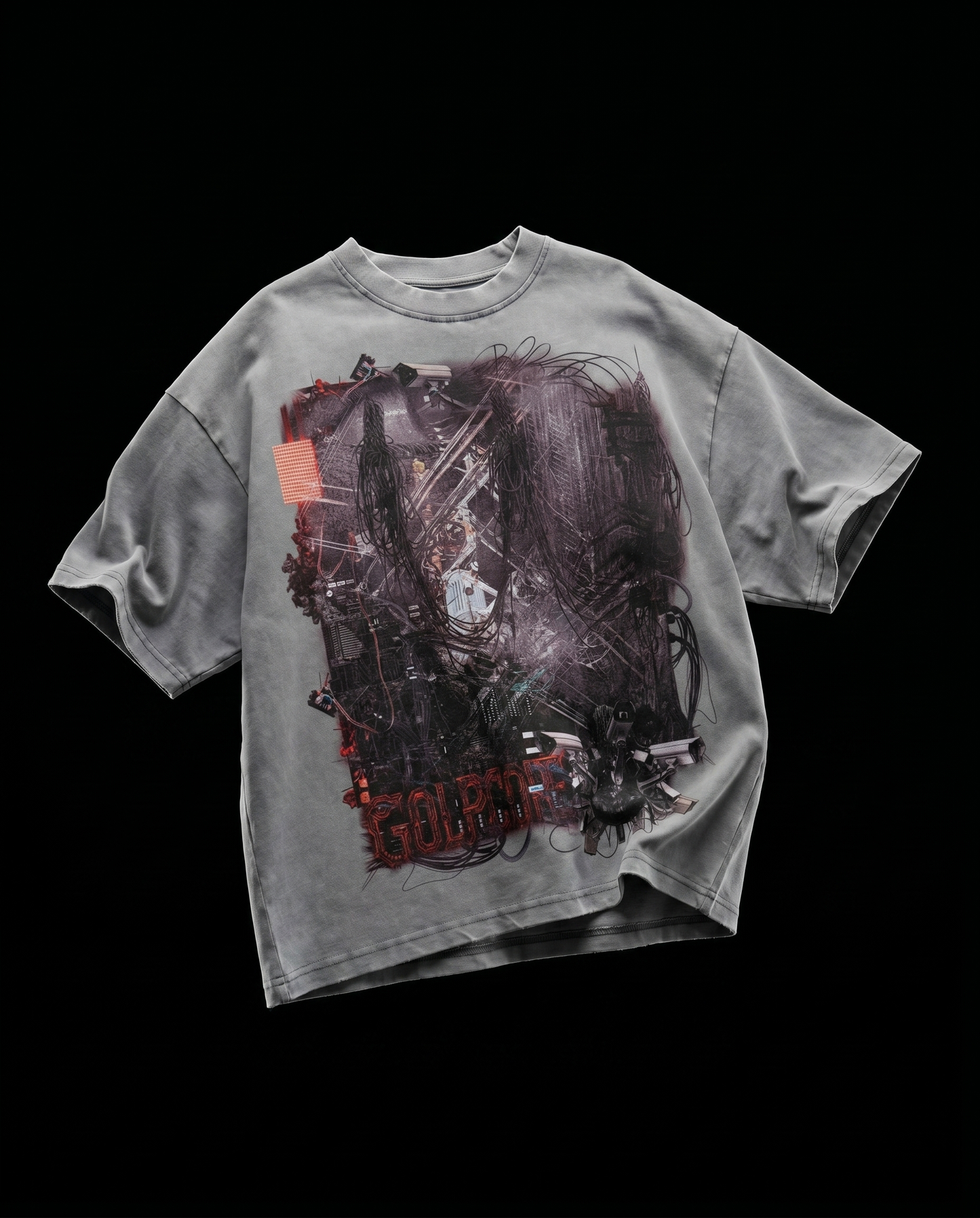 TRACKING TEE // LIGHT GREY