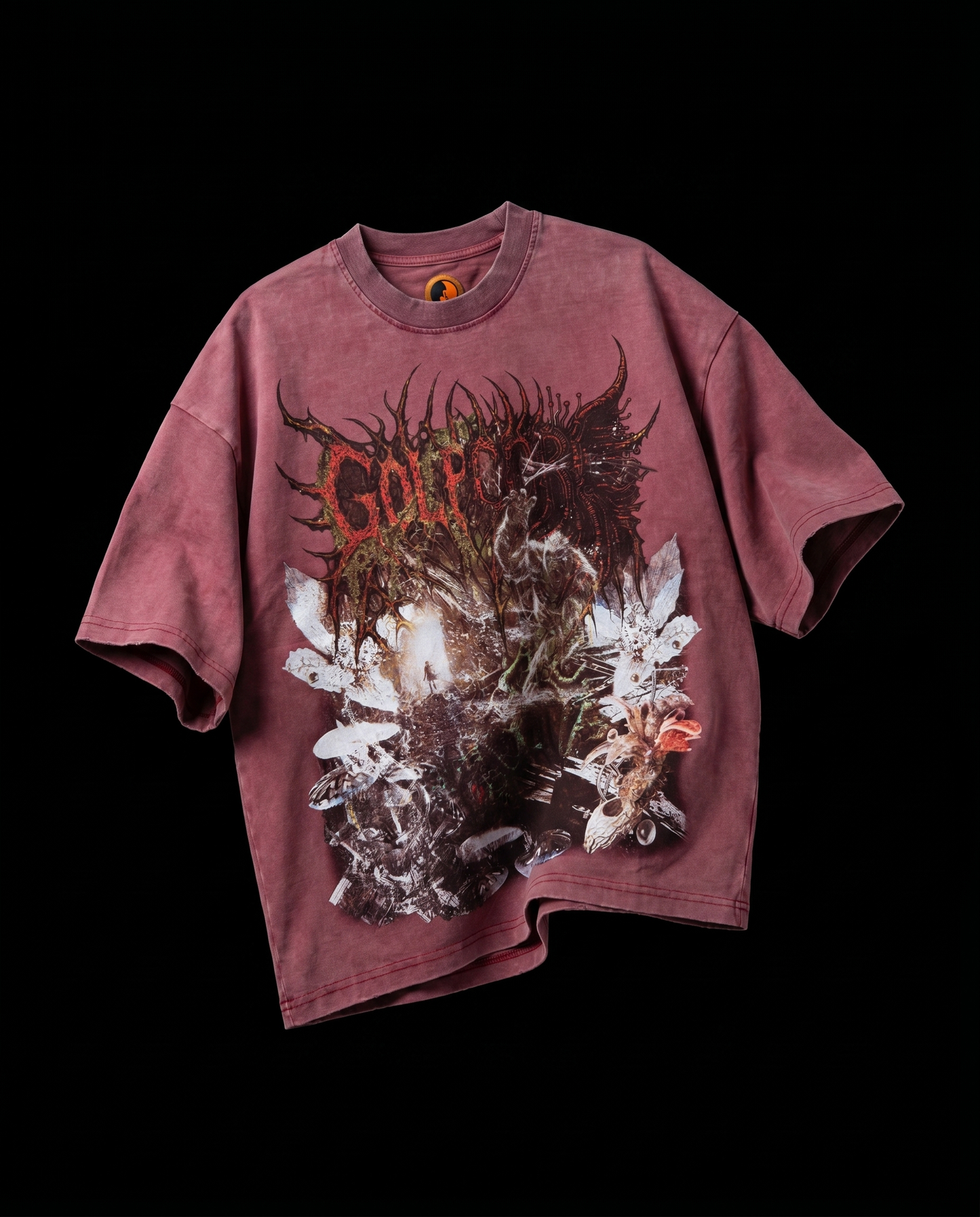 STRUGGLE TEE // FADE BURGUNDY