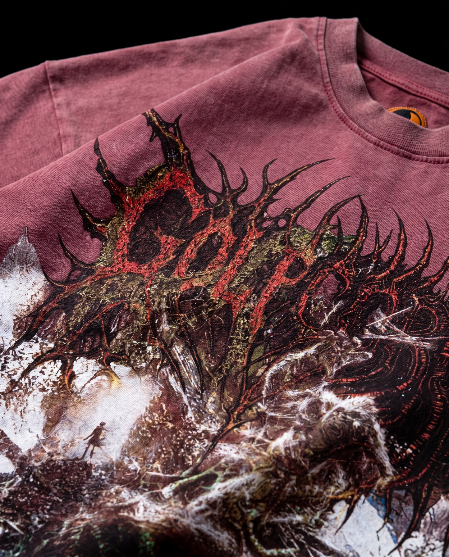STRUGGLE TEE // FADE BURGUNDY